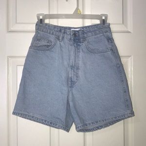 High waisted, mom fit shorts
